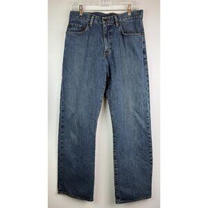Vtg Eddie Bauer Classic Fit Blue Jeans Premium Denim‎ Medium Wash Size 32x32